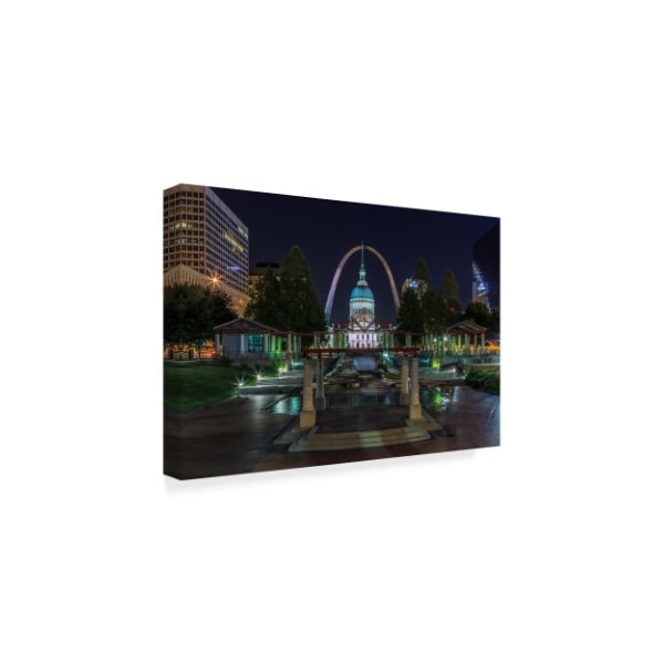 Galloimages Online 'St. Louis At Night' Canvas Art,12x19